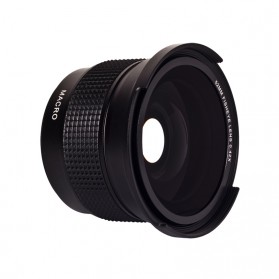 ZOMEI Super Wide Angle Fisheye Lens with Macro Lens 0.42x 