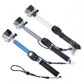 TMC Monopod Floating Extension Pole with Wireless Remote Control Slot 14-41 Inch - HR321 - Gray - 1