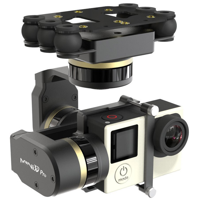 Feiyu Tech MINI 3D Pro Gimbal 3-Axis Drone - Black 