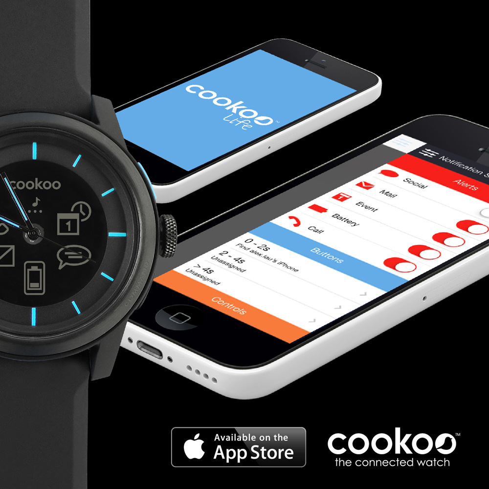 COOKOO Watch for iPhone 5/4s, iPad, iPod, Galaxy S4 (NO 