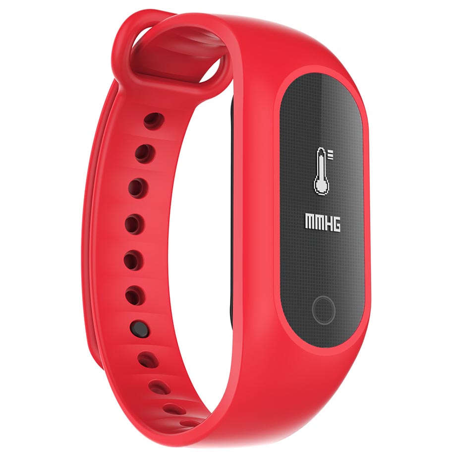 SKMEI Jam  Tangan LED  Gelang  Fitness Tracker B15S D Red 