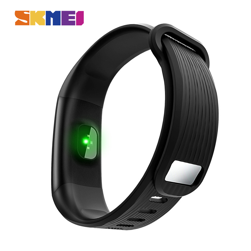  SKMEI  Jam  Tangan LED Gelang  Fitness Tracker B21 Black 