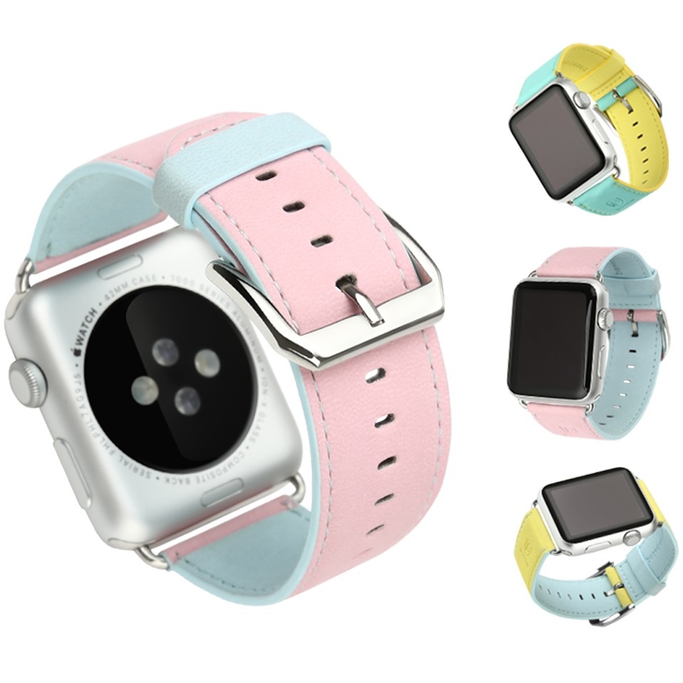 Baseus Macarons Leather Band for Apple Watch 42mm - Baby 