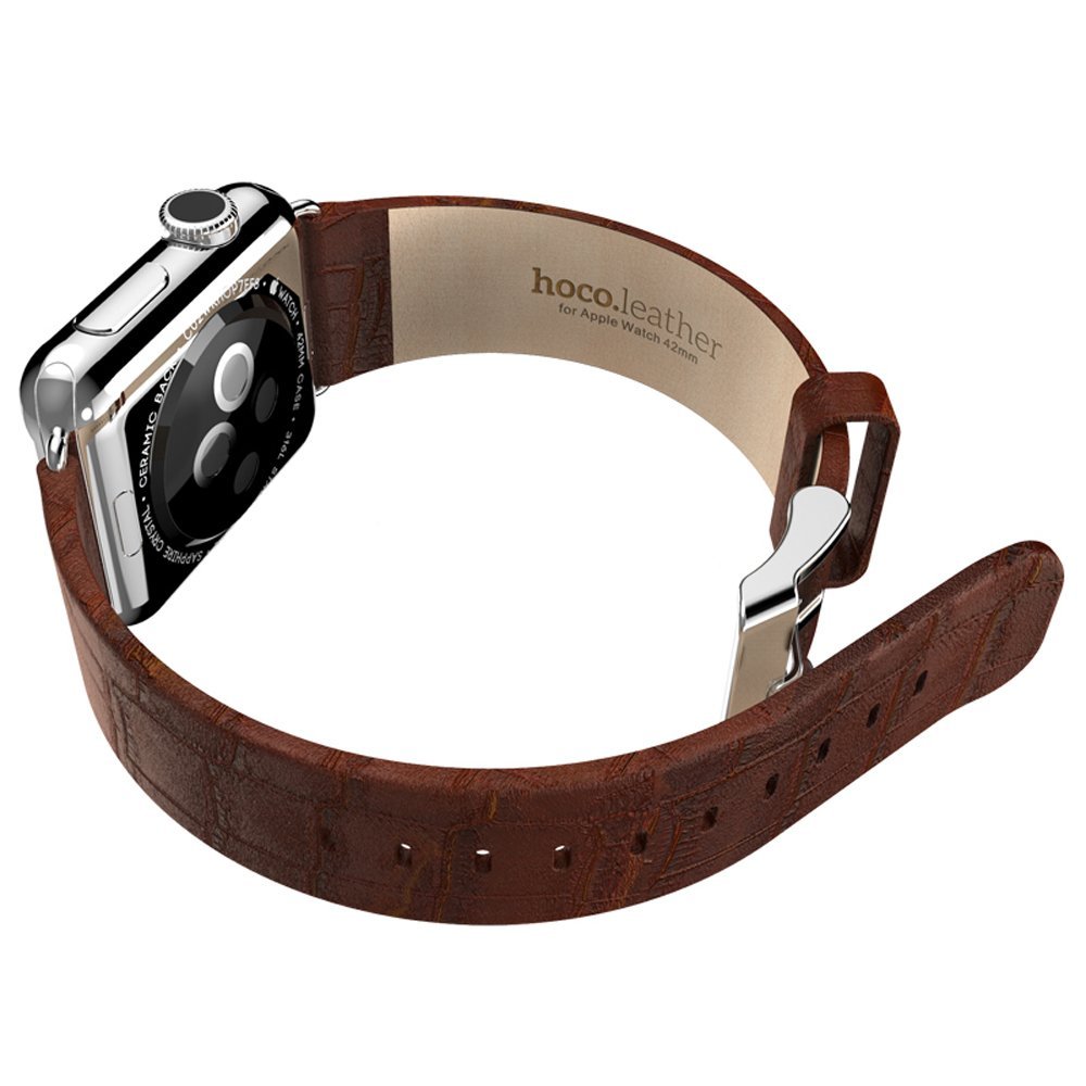 Hoco Bamboo Texture Leather Band for Apple Watch 42mm 