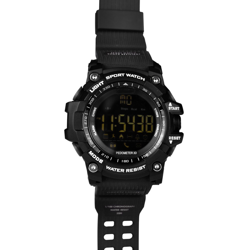 XWatch Smartwatch Olahraga Waterproof - Black