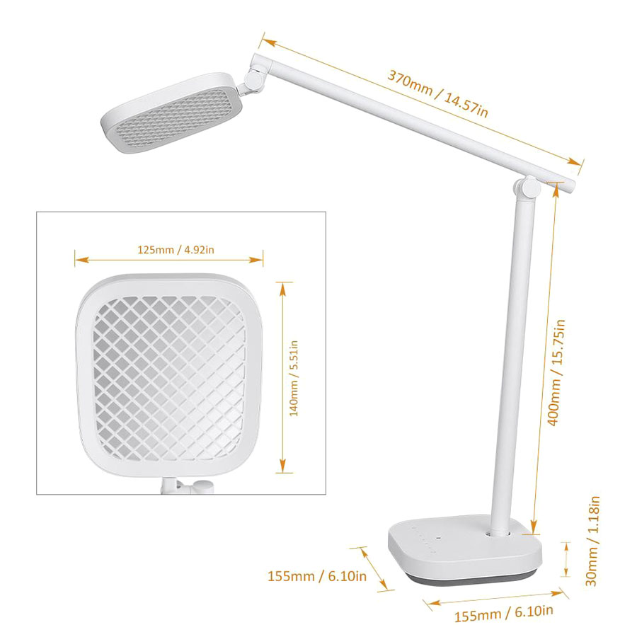 Xiaomi MIjia Philip Lampu Meja Belajar Fleksibel LED With 