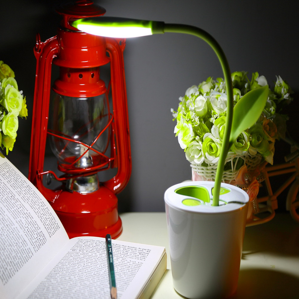 Lampu Meja Touch Sensitive Dimmable dengan Pen Holder 