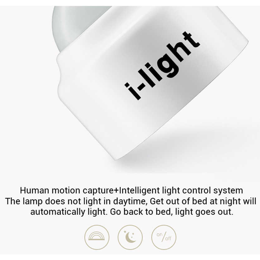 i Light Lampu  Tempat Tidur  Intelligent Sensor Gerak 1 5 