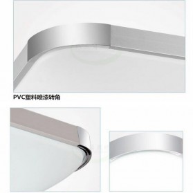  Lampu LED Plafon Super Slim 48W 65x43cm White Gold 