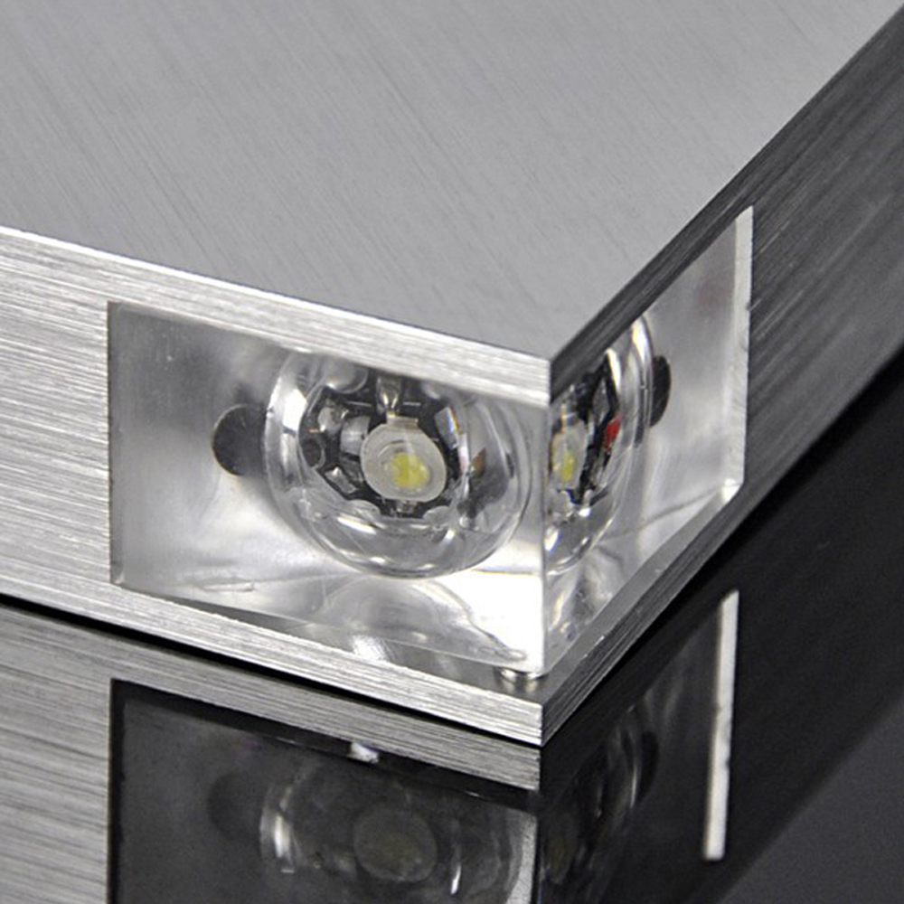 TaffLED Lampu Hias Dinding LED Modern Triangle Aluminium 