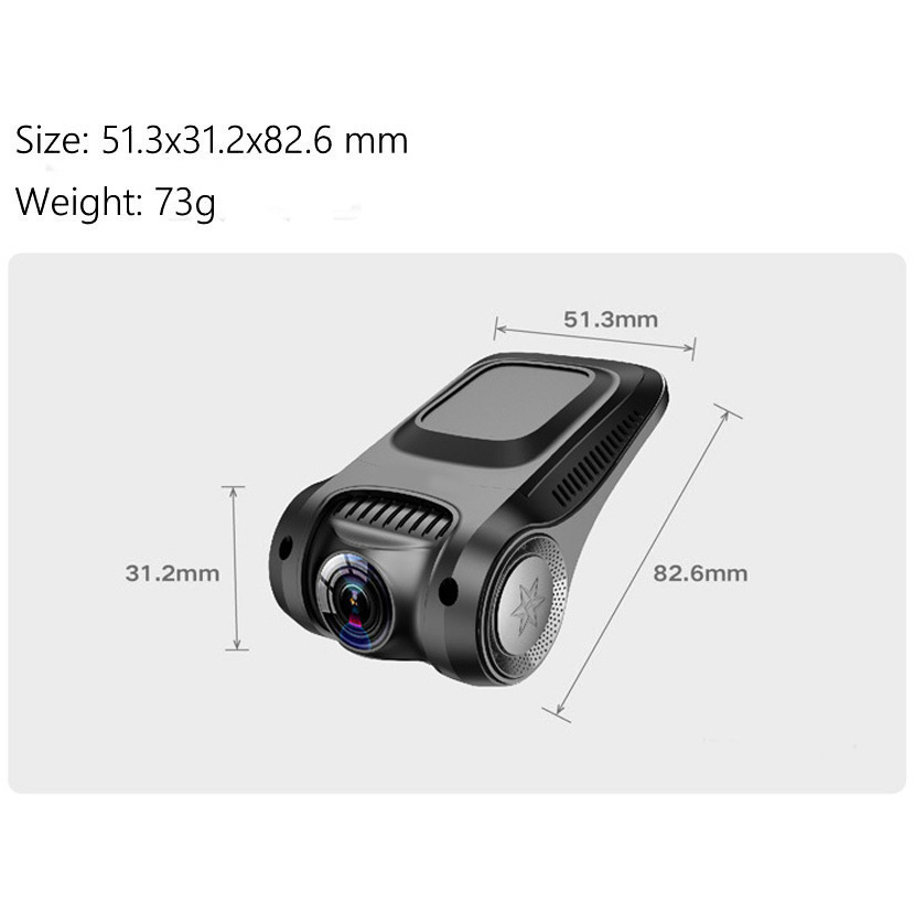 Car Dash Camera WiFi DVR Mobil Night Vision 1080P RS301 