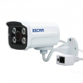 ESCAM Brick QD300 Waterproof Bullet IP Camera CCTV 1/4 Inch 1MP CMOS 720P - White - 1