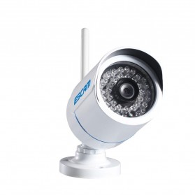 ESCAM Q6320WiFi Waterproof Bullet Wireless IP Camera CCTV 1/4 Inch CMOS 720P - White - 1