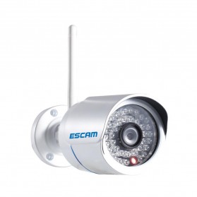 ESCAM Q6320WiFi Waterproof Bullet Wireless IP Camera CCTV 1/4 Inch CMOS 720P - White - 2