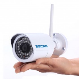 ESCAM Q6320WiFi Waterproof Bullet Wireless IP Camera CCTV 1/4 Inch CMOS 720P - White - 3