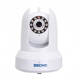 ESCAM Cat QF300 Wireless IP Camera CCTV for Android and iOS 1/4 Inch CMOS - White - 1