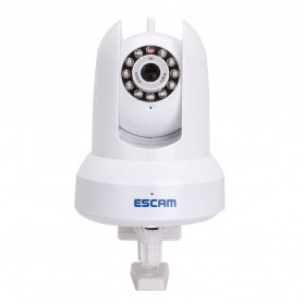 ESCAM Cat QF300 Wireless IP Camera CCTV for Android and iOS 1/4 Inch CMOS - White - 2