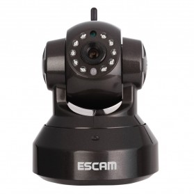 ESCAM Pearl QF100 Wireless IP Camera CCTV for Android and iOS 1/4 Inch CMOS - Black - 1