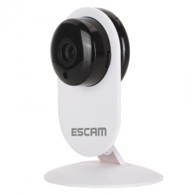 ESCAM Ant QF605 Wireless IP Camera CCTV 1/4 Inch CMOS 720P - White - 1