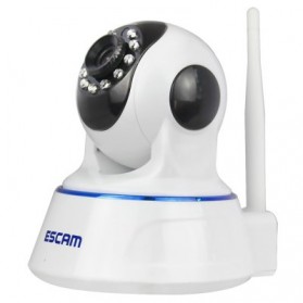 ESCAM QF002 Wireless IP Camera CCTV 1/4 Inch CMOS 720P - White - 4