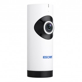 ESCAM Moai QP110 Panoramic Fisheye Wireless IP Camera CCTV 1/4 Inch CMOS 720P - White - 2