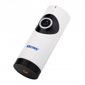 ESCAM Moai QP110 Panoramic Fisheye Wireless IP Camera CCTV 1/4 Inch CMOS 720P - White - 3