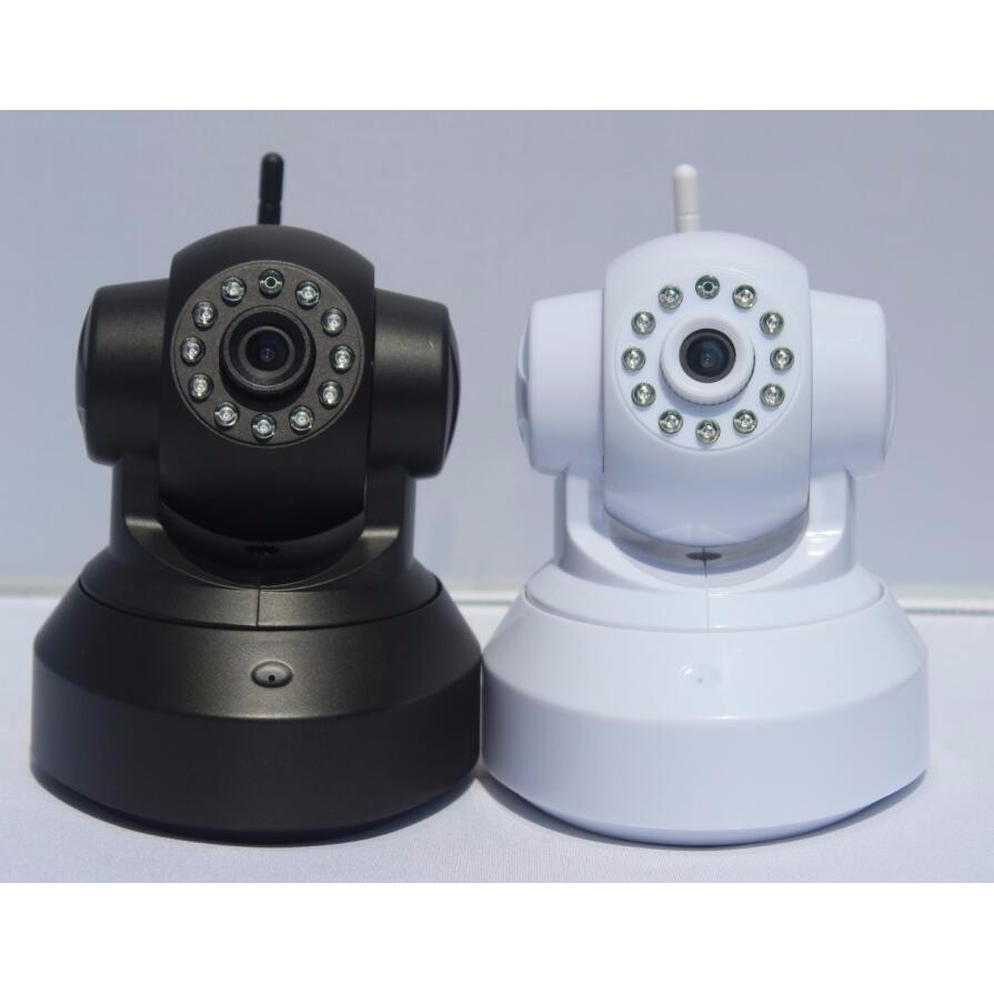 Wireless CCTV IP Camera P2P 300P CMOS 3.6mm IR LED with TF ...