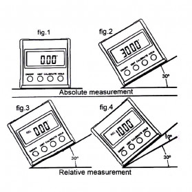 JIGONG Alat Ukur  Sudut  Kemiringan Digital Protractor 