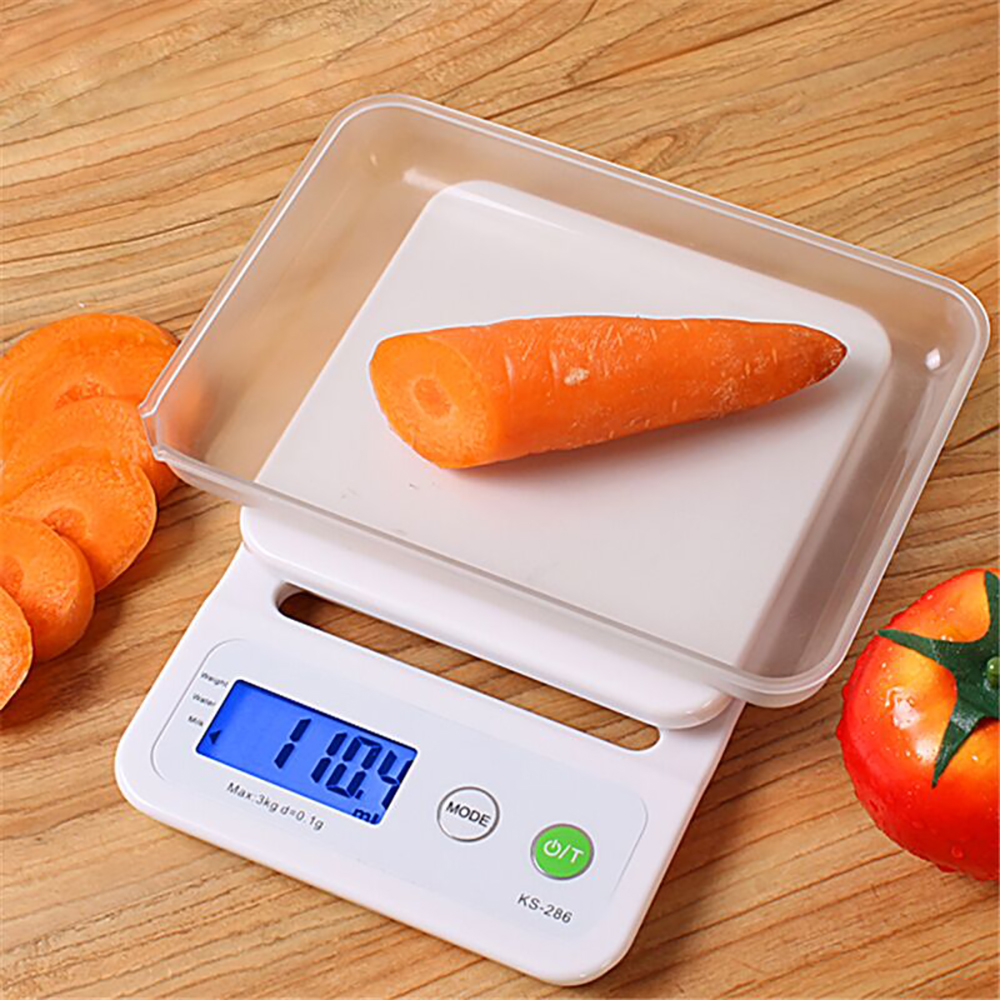 VKTECH Timbangan Dapur Mini Digital  Platform Scale 3000g 0 