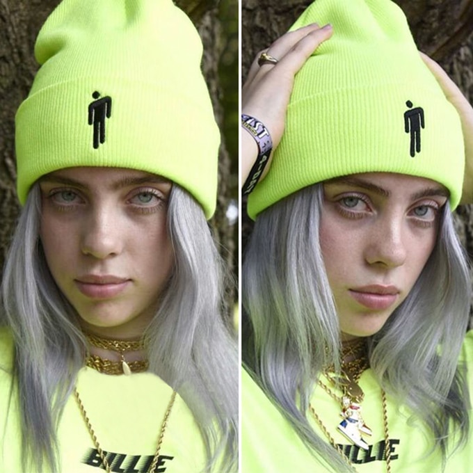 billie eilish beanie green