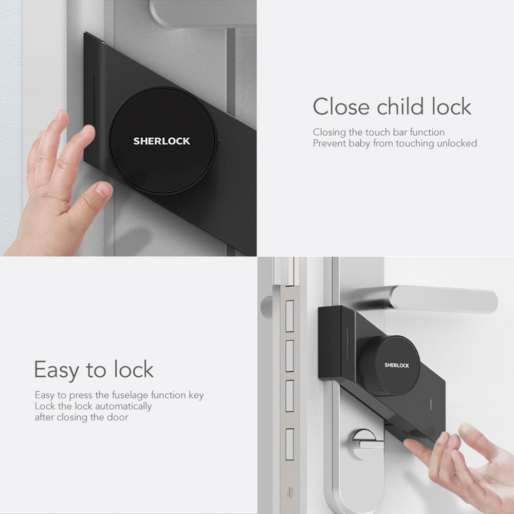 Sherlock S2 Smart Door Lock  Home Keyless Fingerprint Kunci 