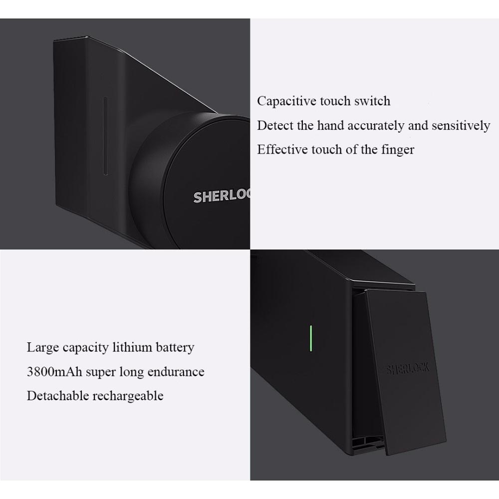  Xiaomi  Sherlock M1 Smart Door Lock Home Keyless 