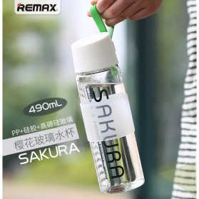 Remax Botol Minum Sakura Series Water Bottle 490 ML - RCUP-013 - Blue - 5