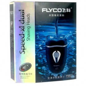 Flyco Speed-XL Dual Electric Shaver / Pisau Cukur Elektrik - FS821 - Black/Silver - 8