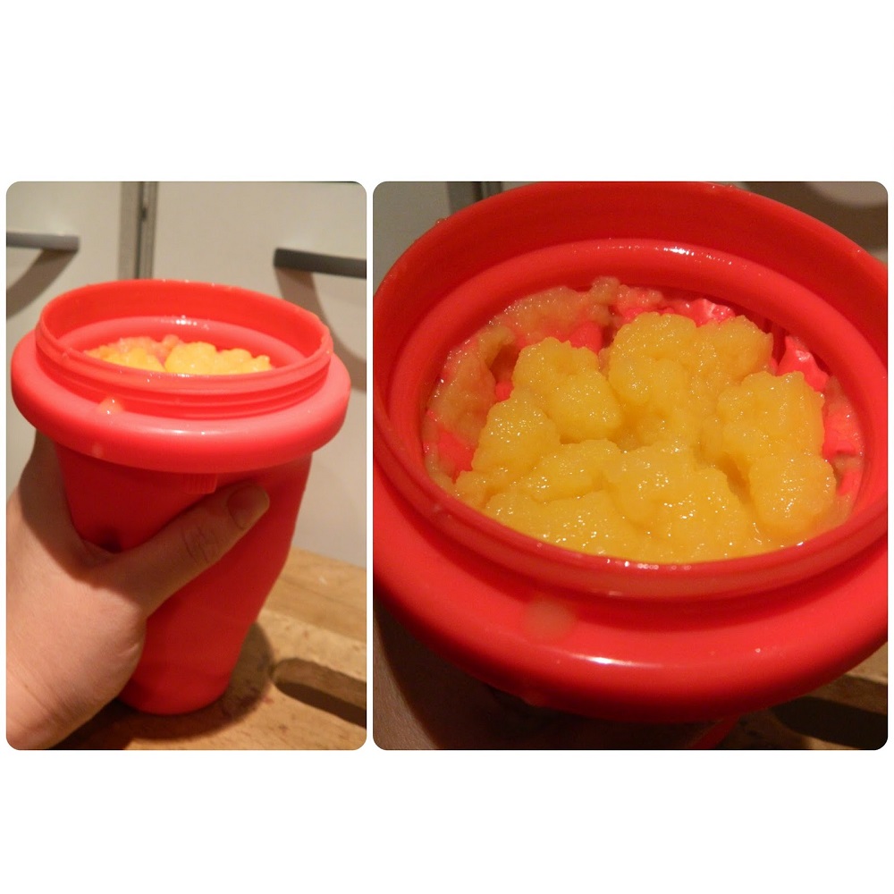 Fun Fun Squeeze Freeze Cup / Gelas Blender - Orange 