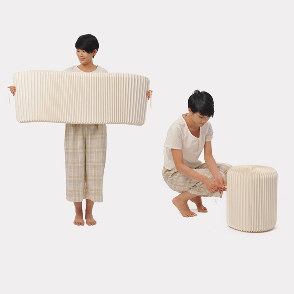 Folding Paper Sofa Outdoor Furniture / Kursi Kertas Lipat 