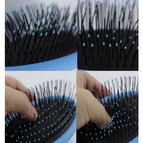 Magic Soft Massage Comb Anti Fracture / Sisir Pijat - Red 