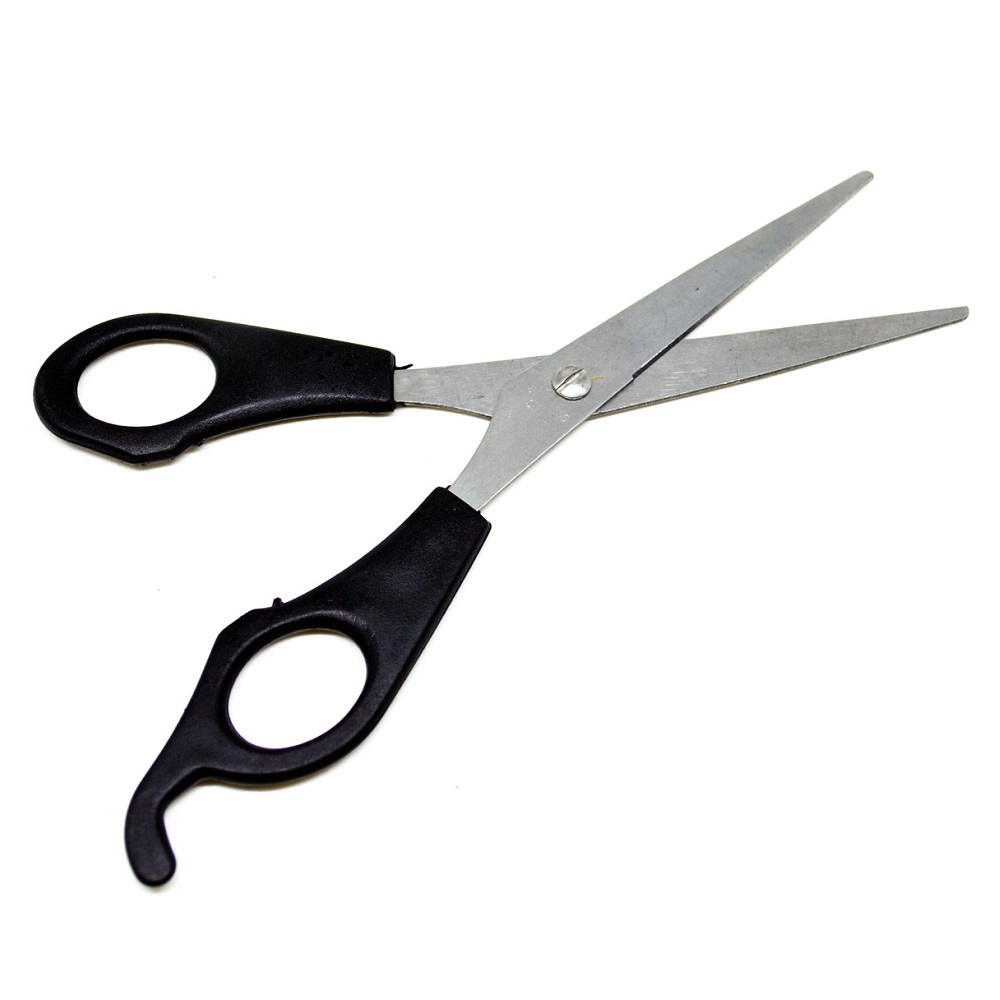 Hairdressing Beuty Scissors Gunting  Kain Black 