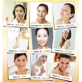 Gold Beauty Bar Beauty Artifact Face Lift Rod / Pijat Muka Elektrik - Golden - 8