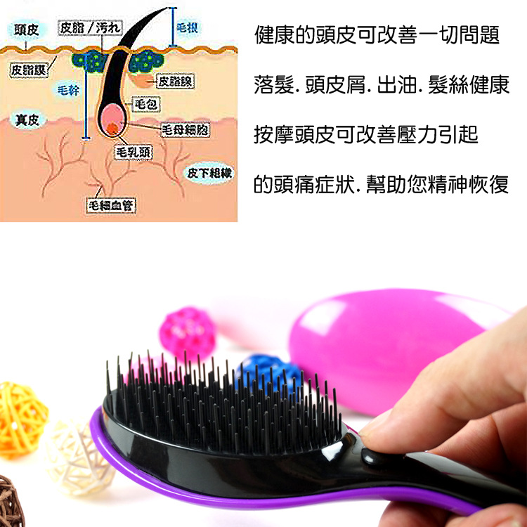 Maternal Electric Massage Comb Hair / Sisir Pijat Elektrik  