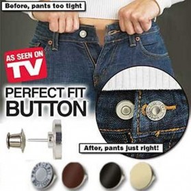 TV Perfect Fit Button Jeans Elastic Button / Kancing Celana - 1