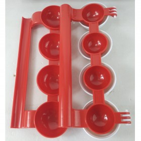 Stuffed Ball Maker Plastic Meatball / Cetak Daging Bakso - Red - 3