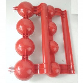 Stuffed Ball Maker Plastic Meatball / Cetak Daging Bakso - Red - 4