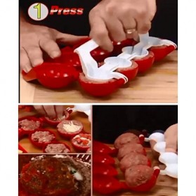 Stuffed Ball Maker Plastic Meatball / Cetak Daging Bakso - Red - 5