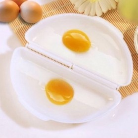 Microwave Omelet Egg Tray Cooker Pan - White - 2