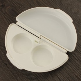 Microwave Omelet Egg Tray Cooker Pan - White - 3