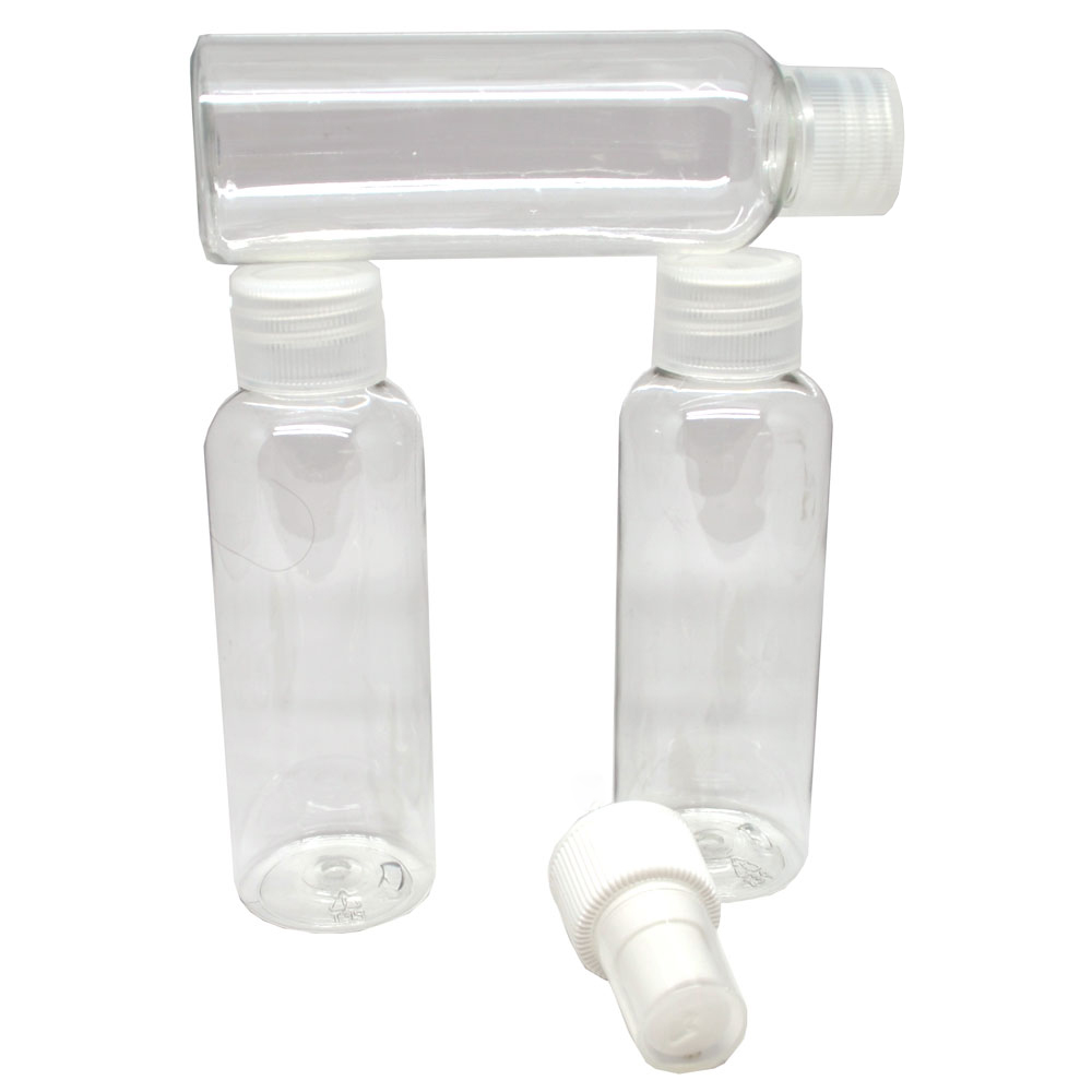 Botol Travel 3 Set 1 Spray Cap Transparent 