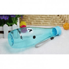 Botol Minum Rilakkuma Portabel Sport Unbreakable Bottle 400ml - Blue - 5