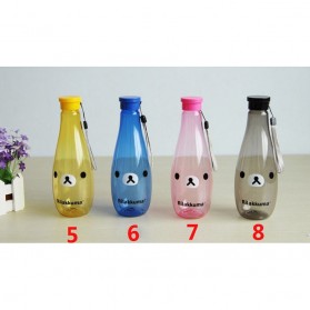 Botol Minum Rilakkuma Portabel Sport Unbreakable Bottle 400ml - Blue - 9