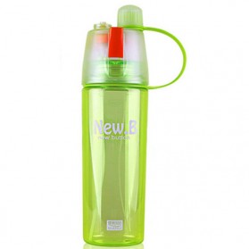 New B Botol Minum BPA Free dengan Sprayer 600ml - Green - 1